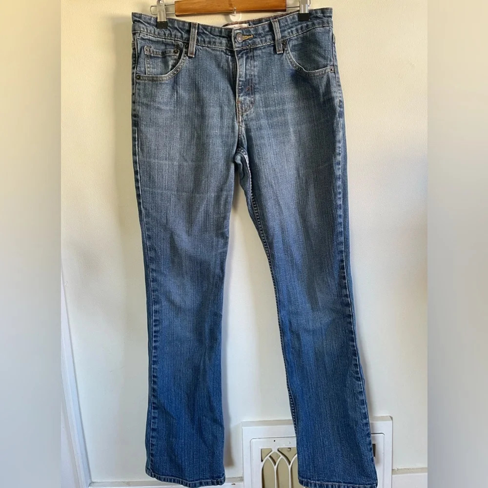 Levi Strauss Stretch Low Rise Bootcut Jeans, Size 10 Long